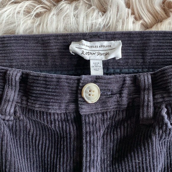 & Other Stories Straight Leg Los Angeles Atelier Corduroy Pants 6 - Picture 6 of 9